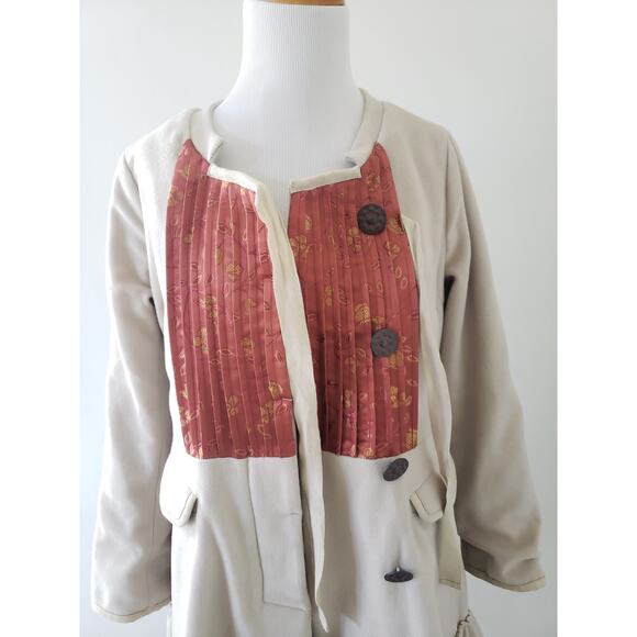 Odd Molly Colonial Military Embroidered Applique Coat Wool Ruffle Women XS - Picture 5 of 13